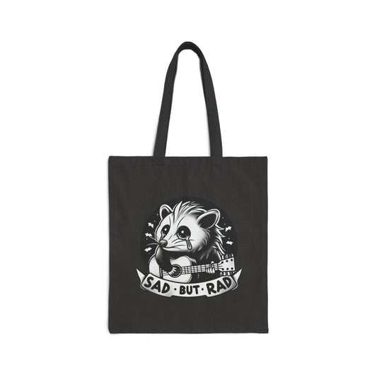 Sad but Rad Opossum Canvas Bag
